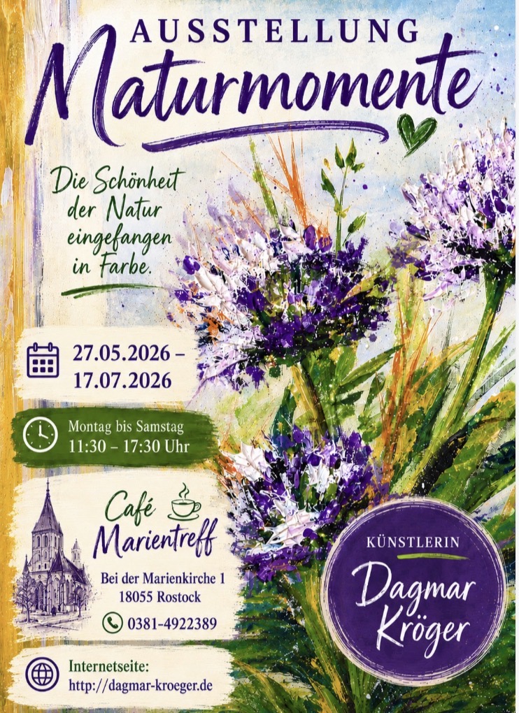 Ausstellung Naturmomente Dagmar Kröger