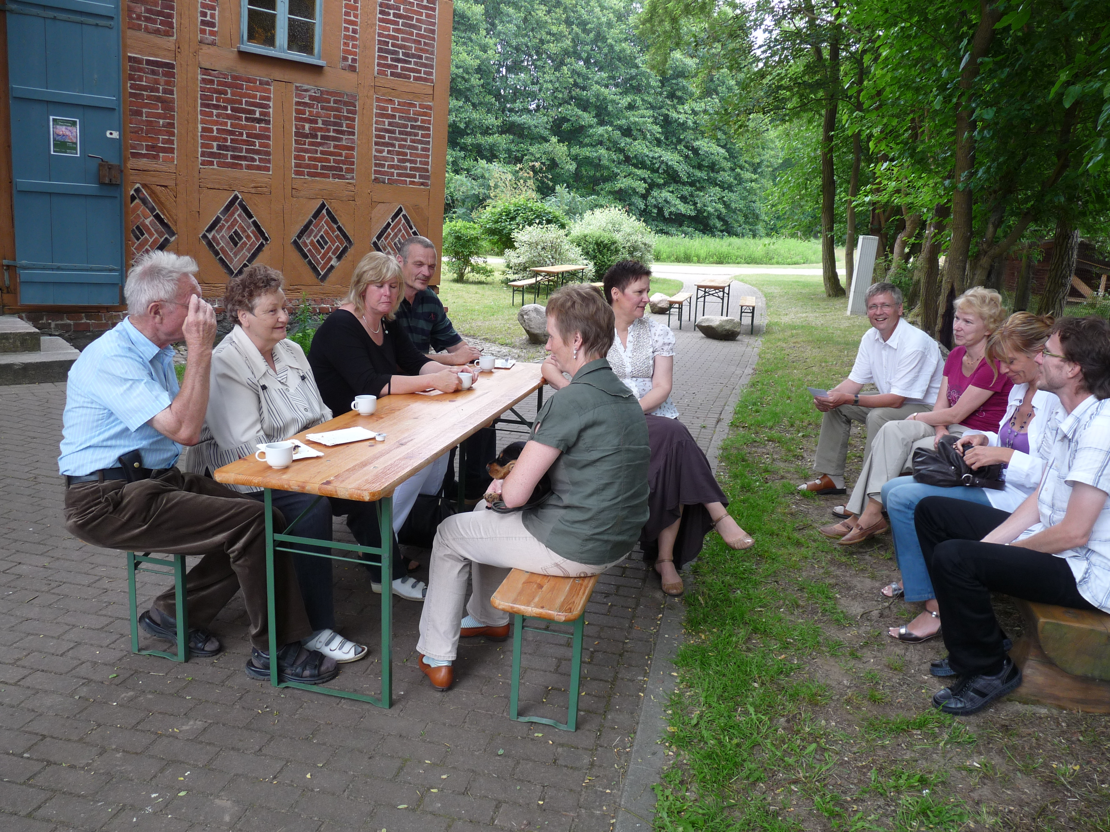 Nacklang zur Ausstellungseröffnung